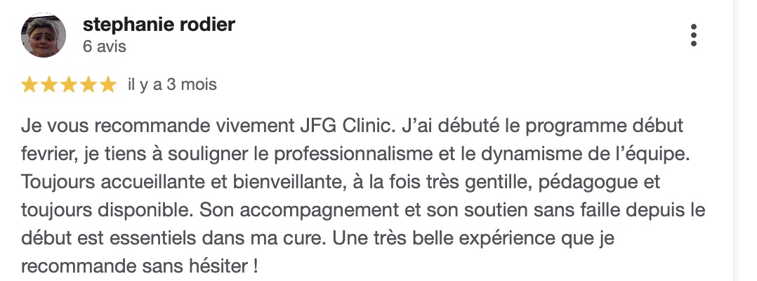Avis Google de Stephanie Rodier